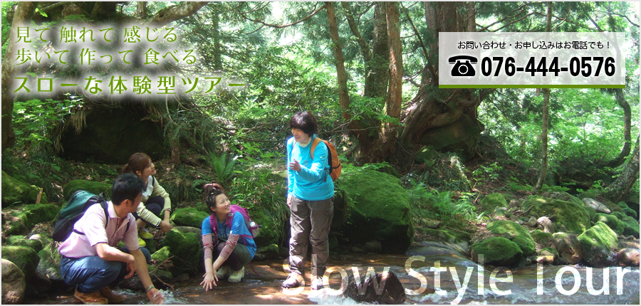 富山で体験ツアーやエコツアーならエコロの森